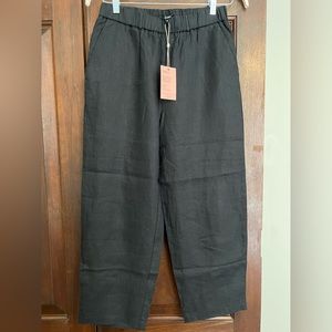 Quince black linen pants (size small) - 100% linen